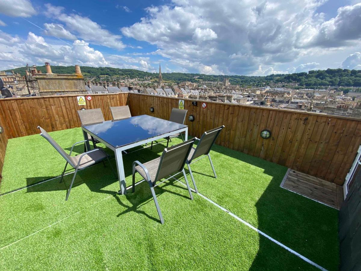 Bath Roof Terrace Apartment, City Centre, Sleeps Up To 8 Екстериор снимка